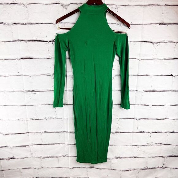 ASOS cut out shoulder midi bodycon dress - Picture 2 of 6